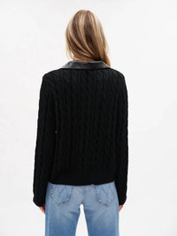 Six/Fifty - Chiara Cable V-neck Top