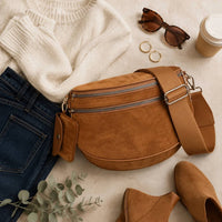 Julia Rose - Women's Brenda Suede Sling Bag