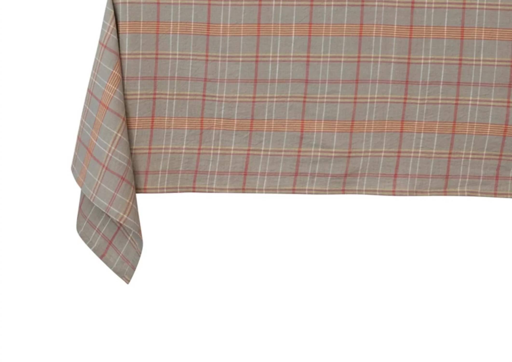 Creative Co-Op - Woven Cotton Plaid Tablecloth