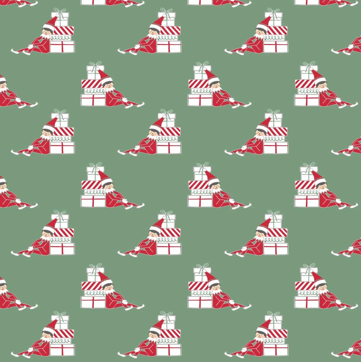 Lila + Hayes - Girls Santa's Helper Pajama Set