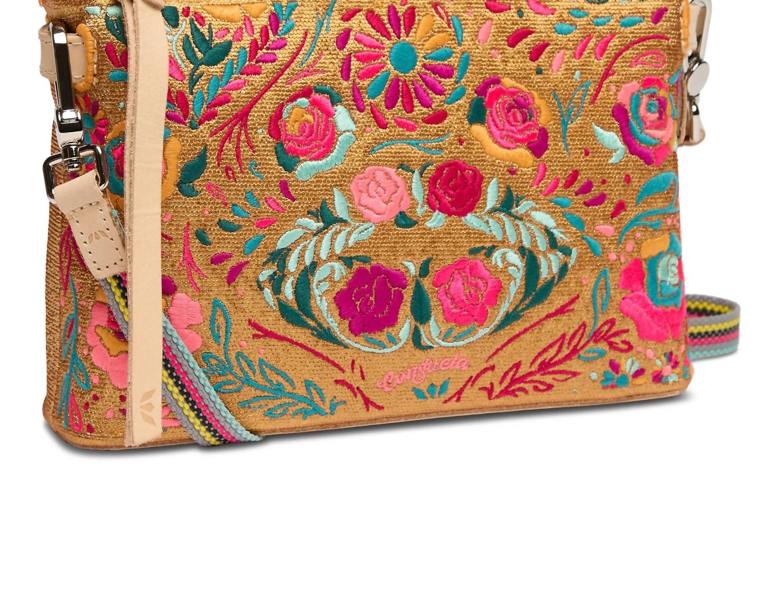 Consuela - Women's Embroidered Midtown Crossbody Bag