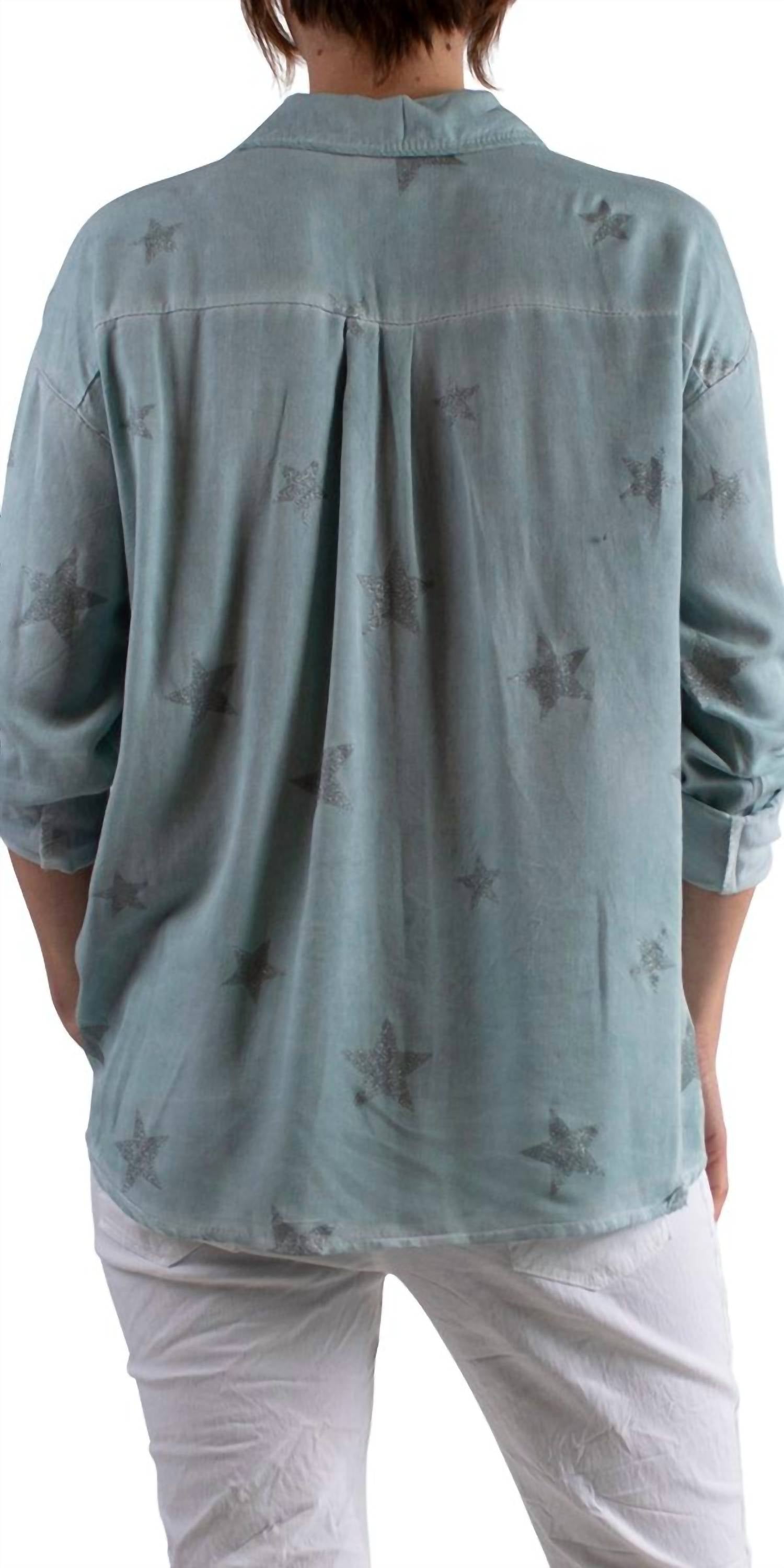 Gigi Moda - Spazio Long Sleeve Button Down Shirt