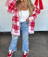 Blakely - Plaid Cloud Cardigan