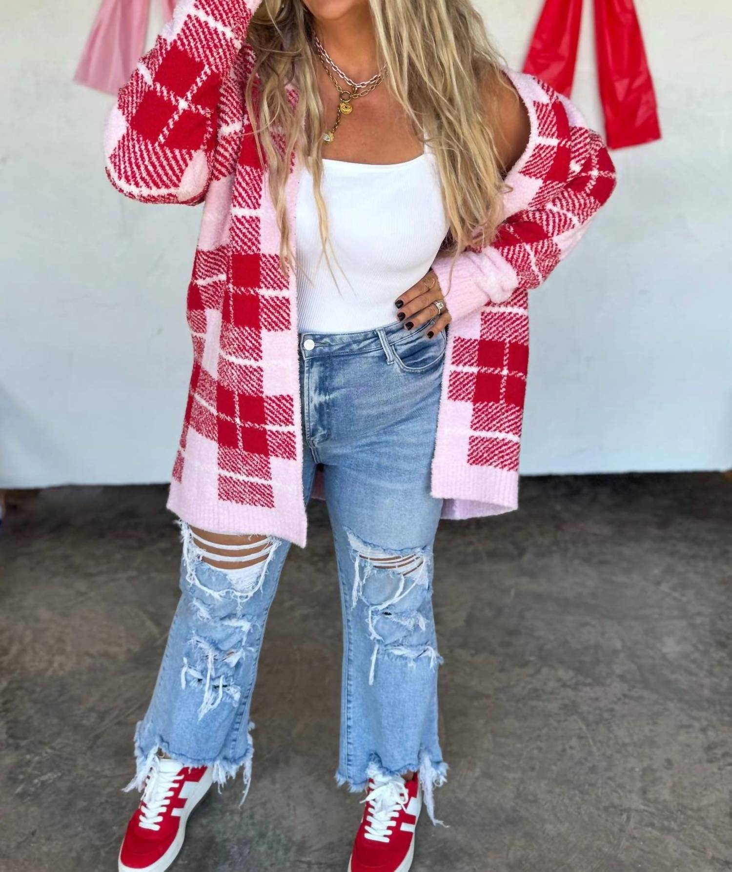 Blakely - Plaid Cloud Cardigan