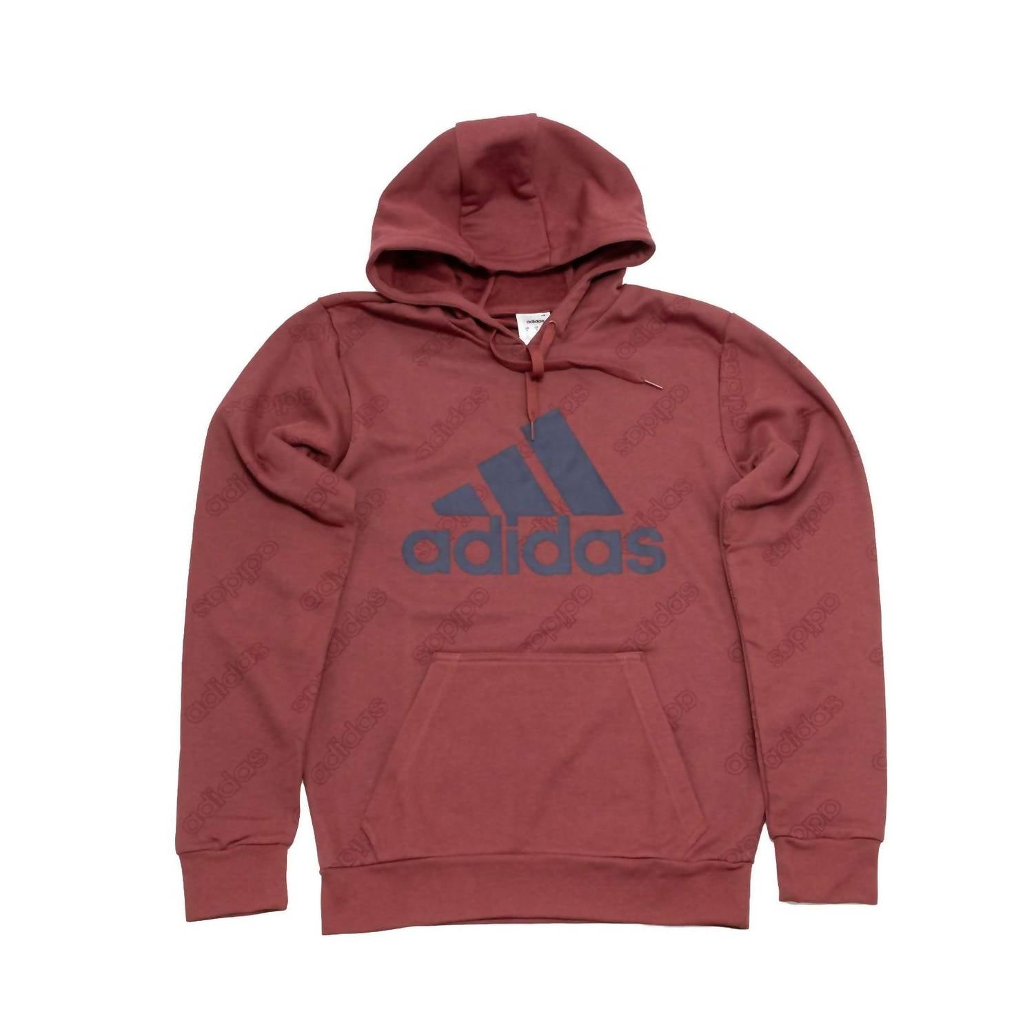 adidas Men's Favorites Graphic Hoodie in legacy red - men's shirt