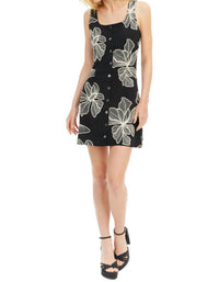 ALLISON NEW YORK Renee Mini Dress in black - women's dress - view 4