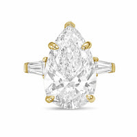 Diana M Jewels - Women's Pear Lab-Grown Diamond Ring (2.00 Ct) - Classic