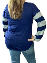 Honeyme - Long Sleeve Fashion Top