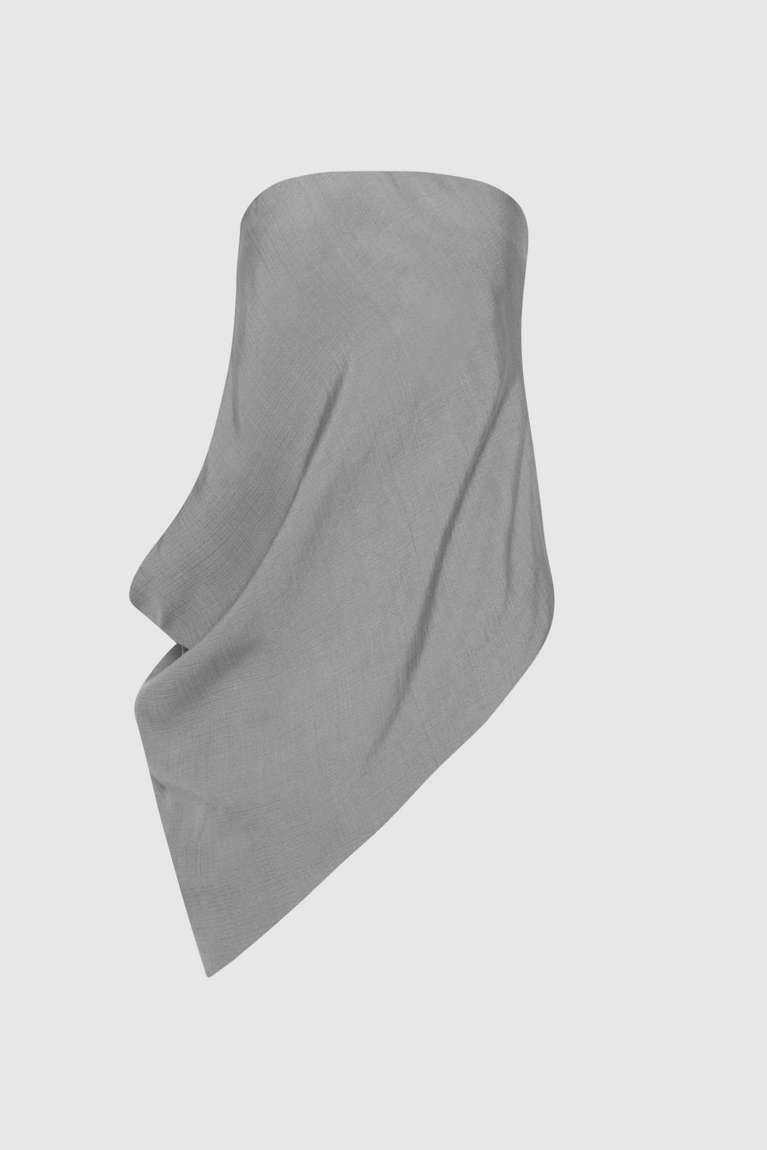 St. Agni - Strapless Asymmetric Drape Top