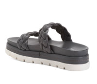 J/SLIDES Women's Reese Sandals in grey - women's sandal - detail view