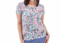Aventura Women's Charlie Top in floral - women's t-shirt