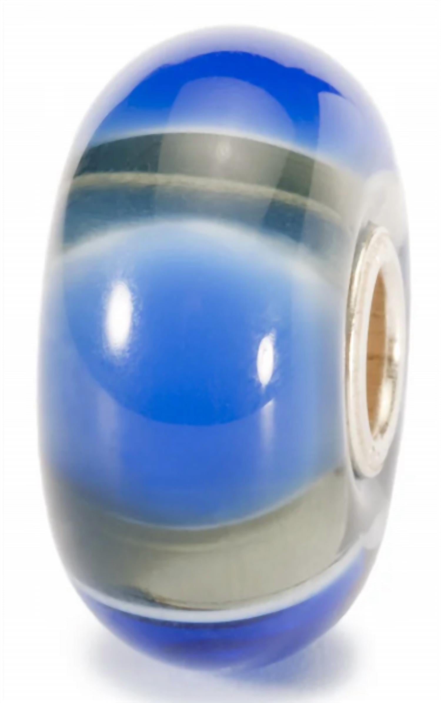 Trollbeads Women's Symmetry Glass Bead Charm in blue - women's accessory