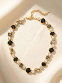 Sorrelli - Women's Cushion-cut Tennis Necklace