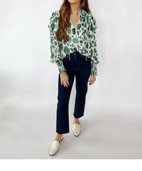 Joy Joy - V-neck Long Sleeve Top