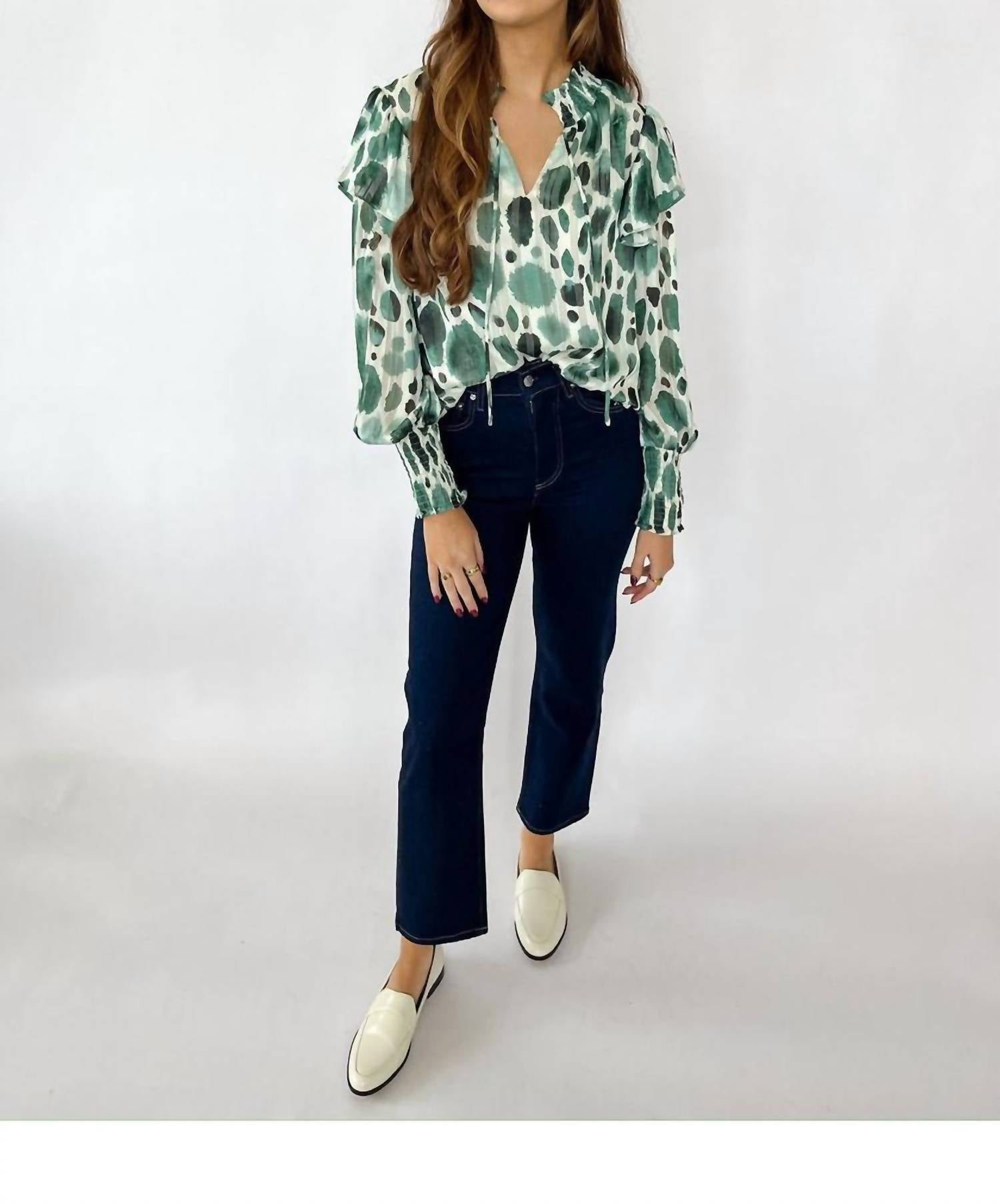 Joy Joy - V-neck Long Sleeve Top