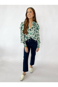 Joy Joy - V-neck Long Sleeve Top