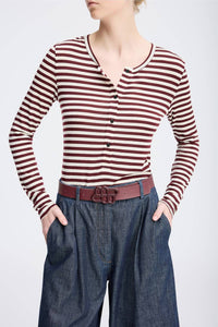 Munthe - Levoma Sripe Henley Top