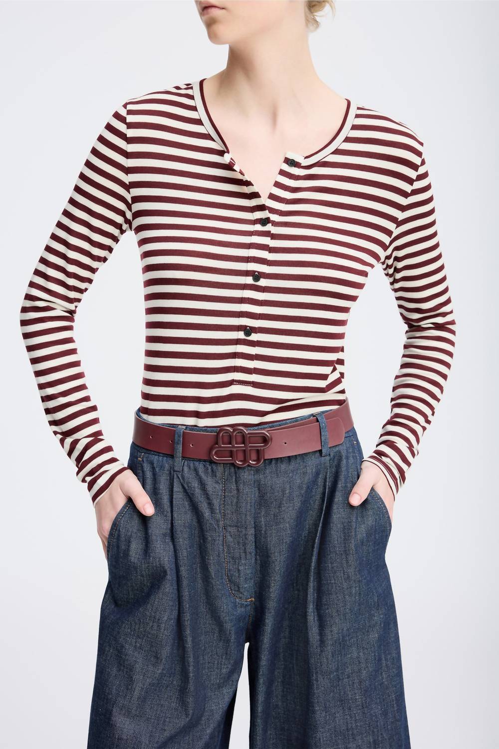 Munthe - Levoma Sripe Henley Top