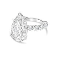 Diana M Jewels - Women's Pear & Round Lab-Grown Diamond Fashion Ring (8.00 Ct) - Elegant Plus