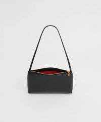 Mansur Gavriel Women's Mini Gaia Crossbody Bag in black flamma - women's bag - detail view