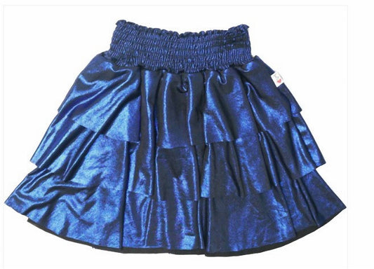 T2Love - Girl's Metallic Three Tiered Skirt