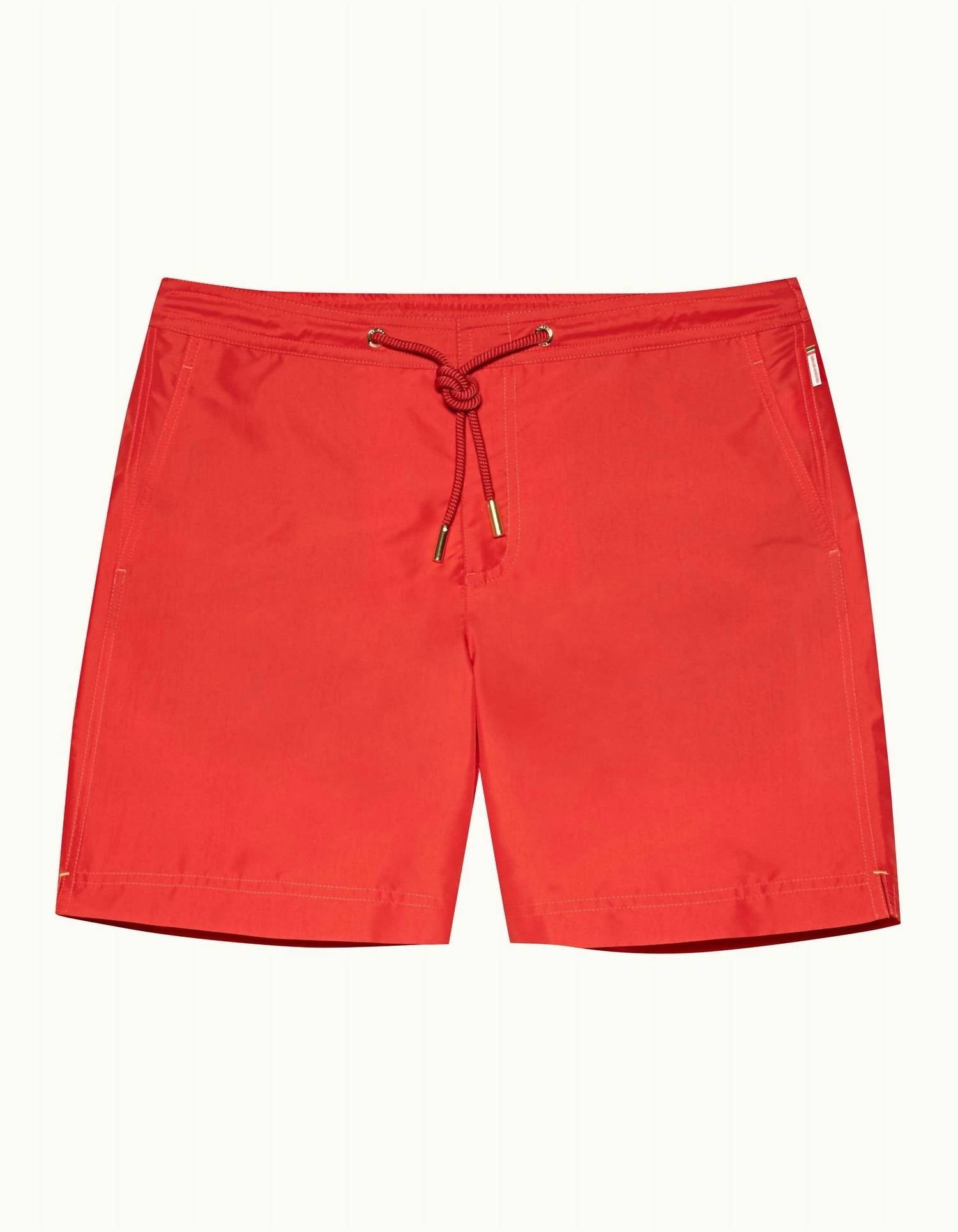 Orlebar Brown Bulldog Drawcord Shorts in firestone - men's shorts - view 10