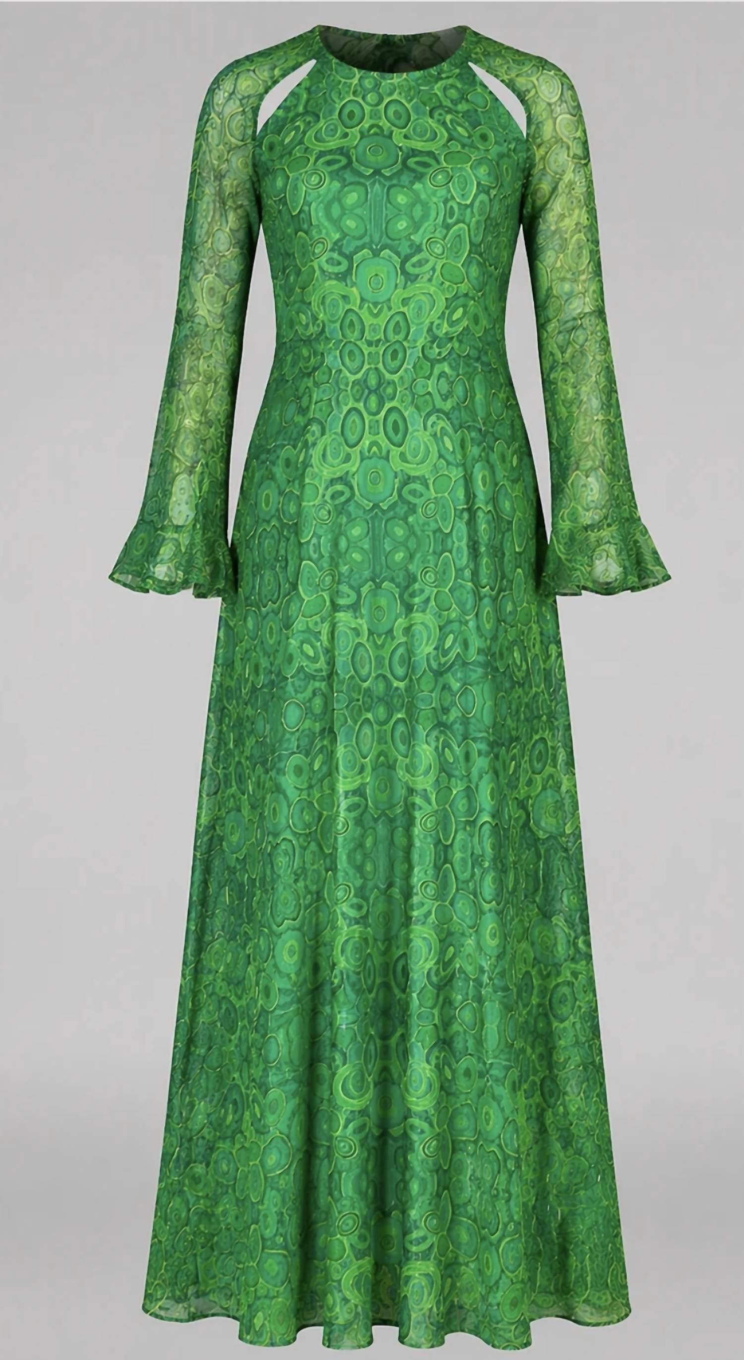La Plage - Flare Sleeve Maxi Dress