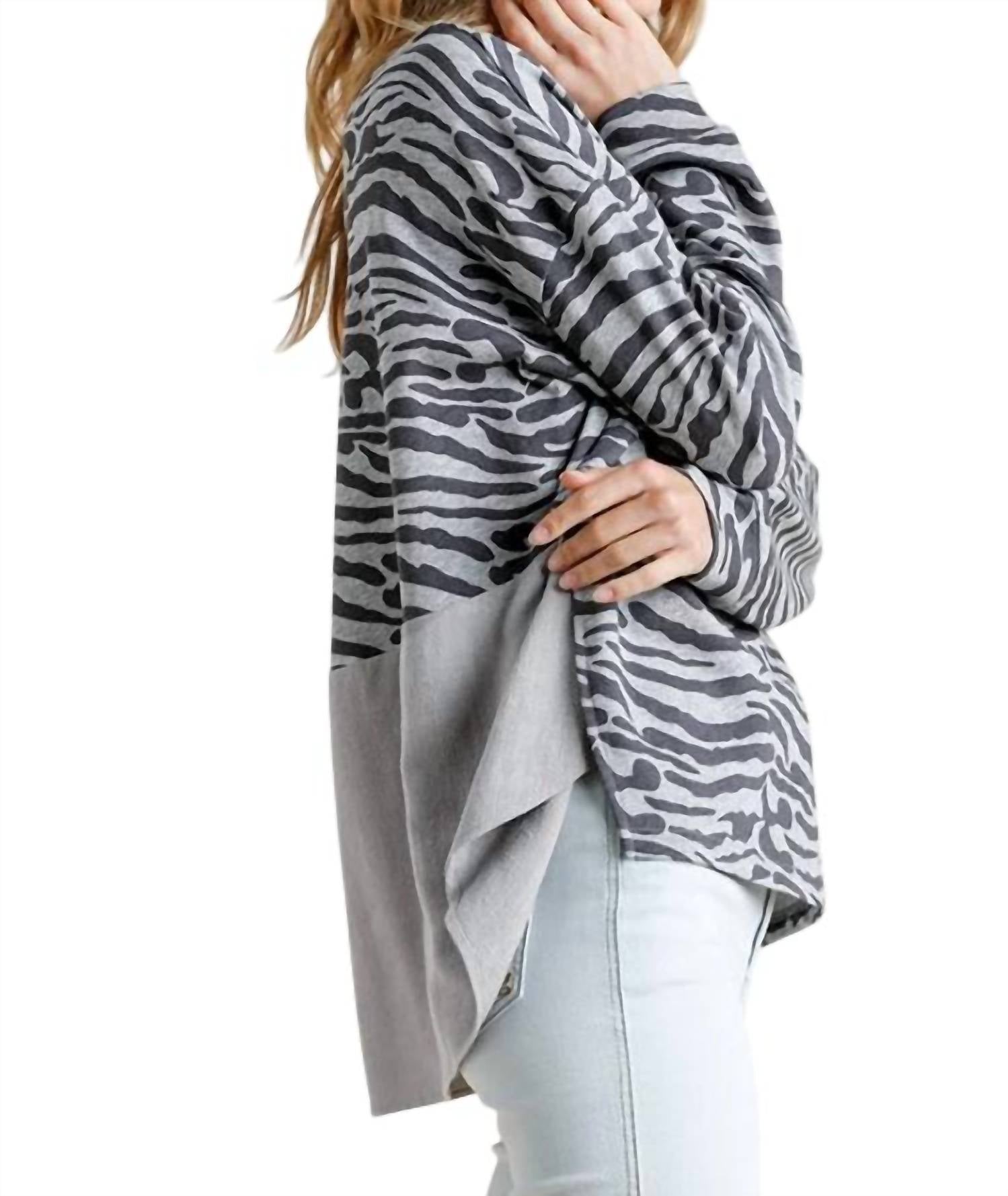 Umgee - Zebra High Low Top