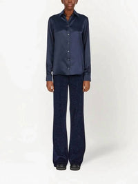Salvatore Ferragamo - Satin Button Up Shirt