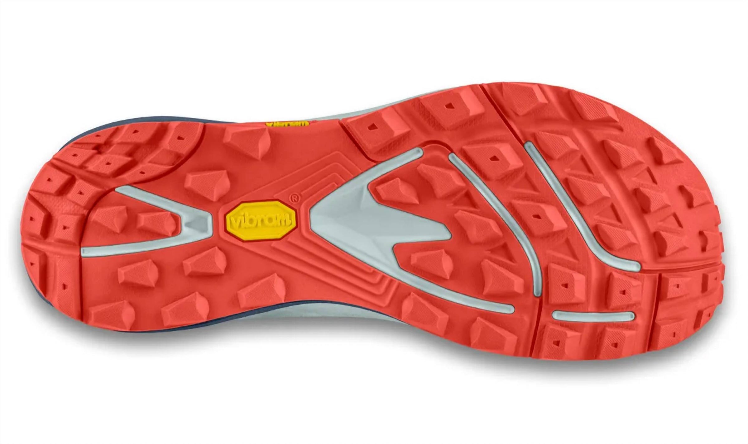 Topo Athletic Men's Ultraventure 2 Shoe in stone navy - men's shoe - detail view