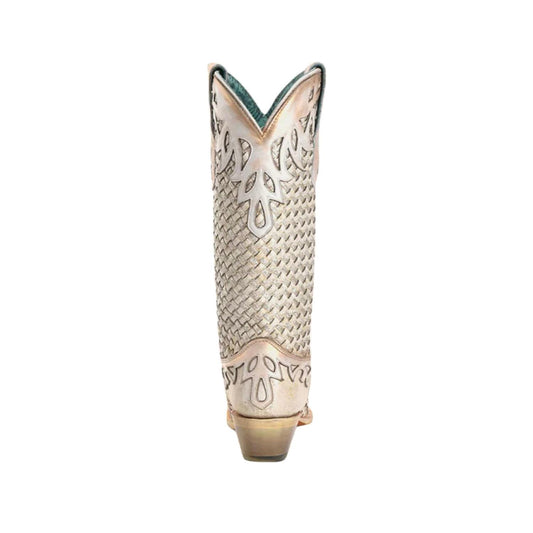 Corral - Women’s Glitter Woven Overlay Snip-toe Cowboy Boots