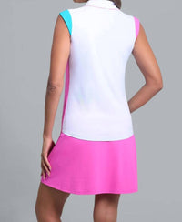 Ibkul - Colorblock Sleeveless Tank