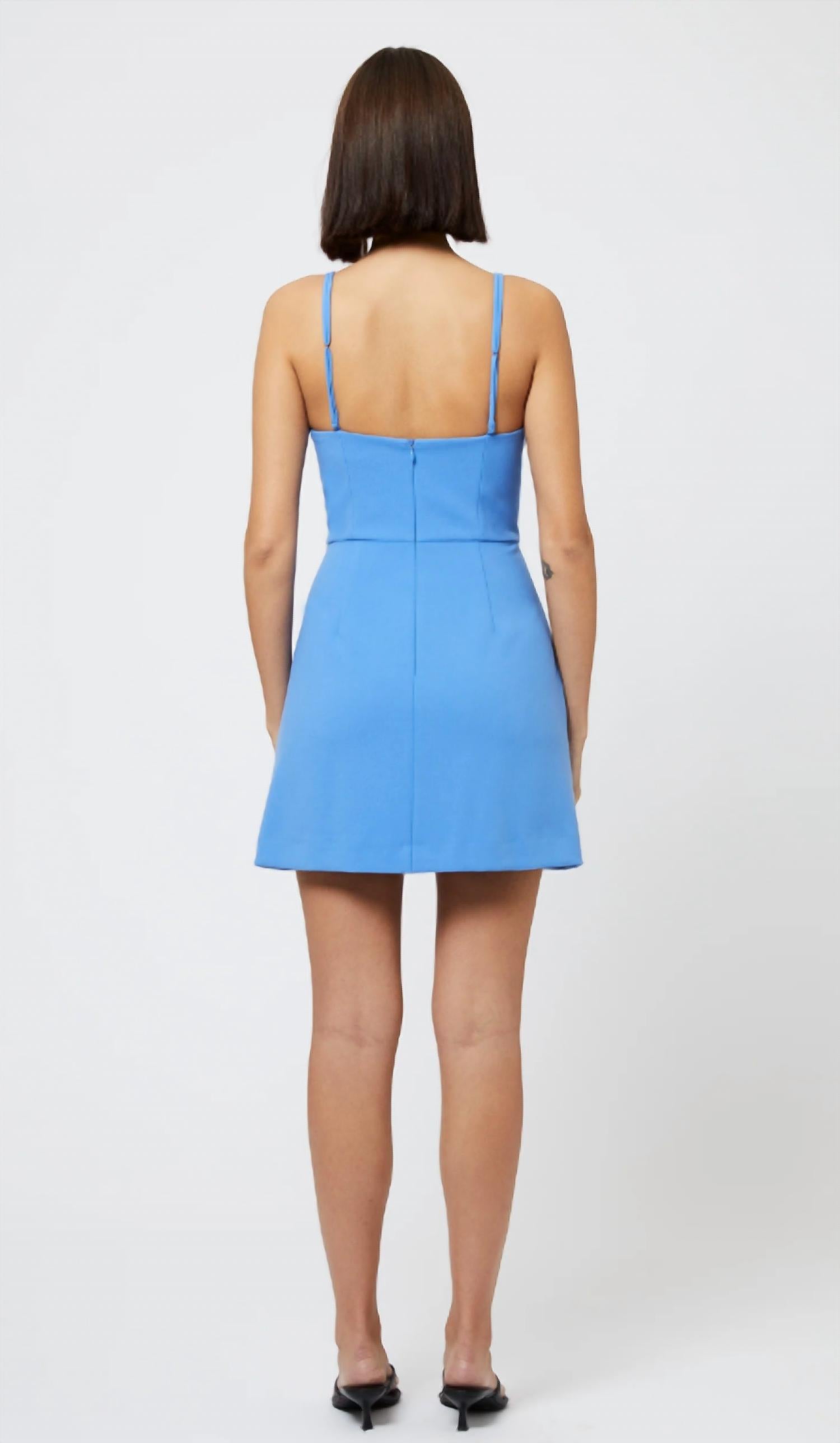 French Connection - Whisper Straight Neck Mini Dress