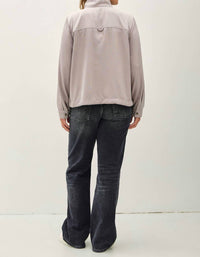 Be Cool - Cropped Utility Zipper Safari Jacket