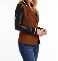 Fdj - Mixed Media Blazer