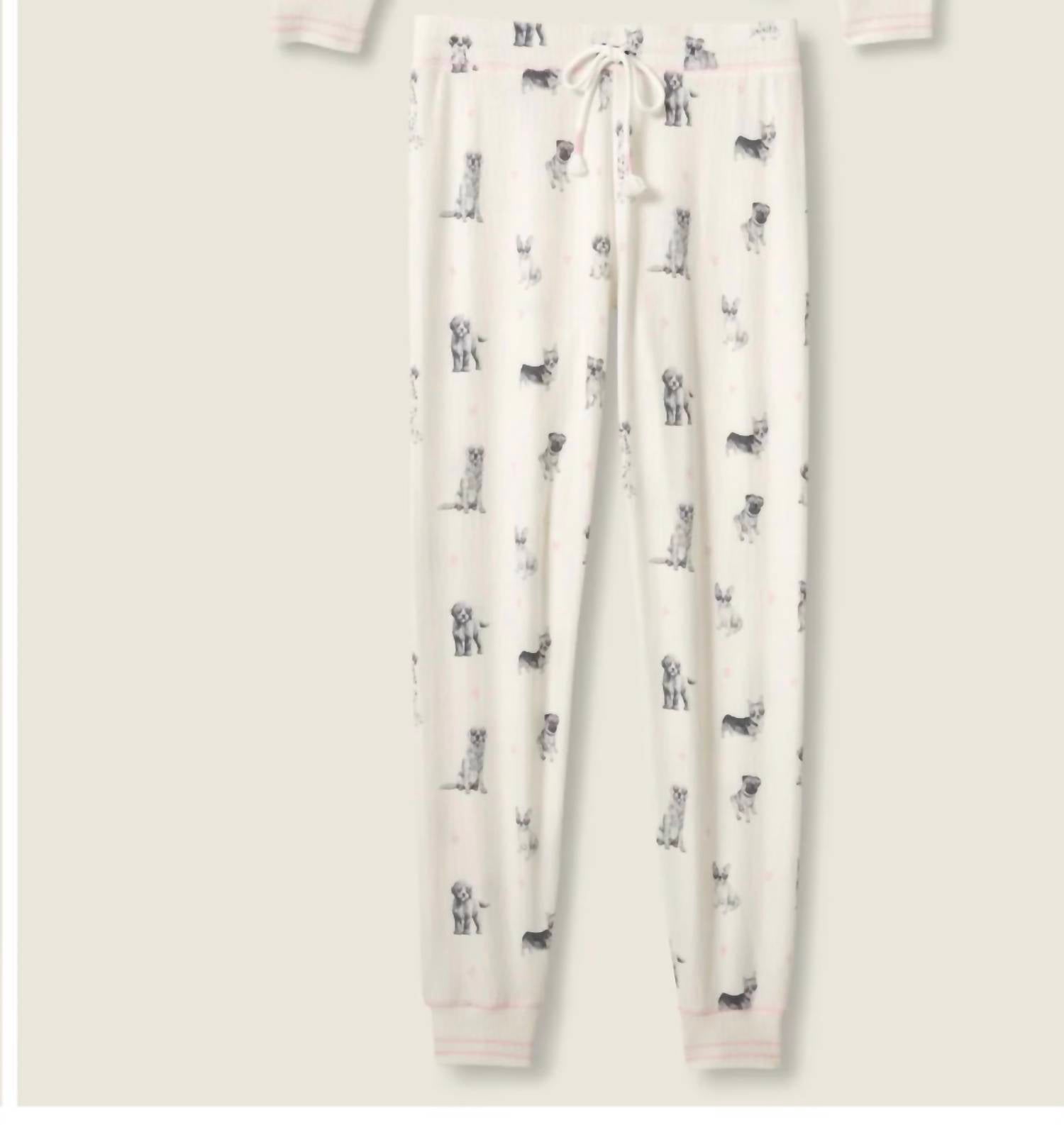 Pj Salvage - Women's My dog is my valentine jogger
