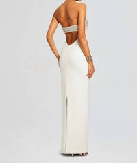 RETROFETE Swan Dress in white - women's dress - alternate view