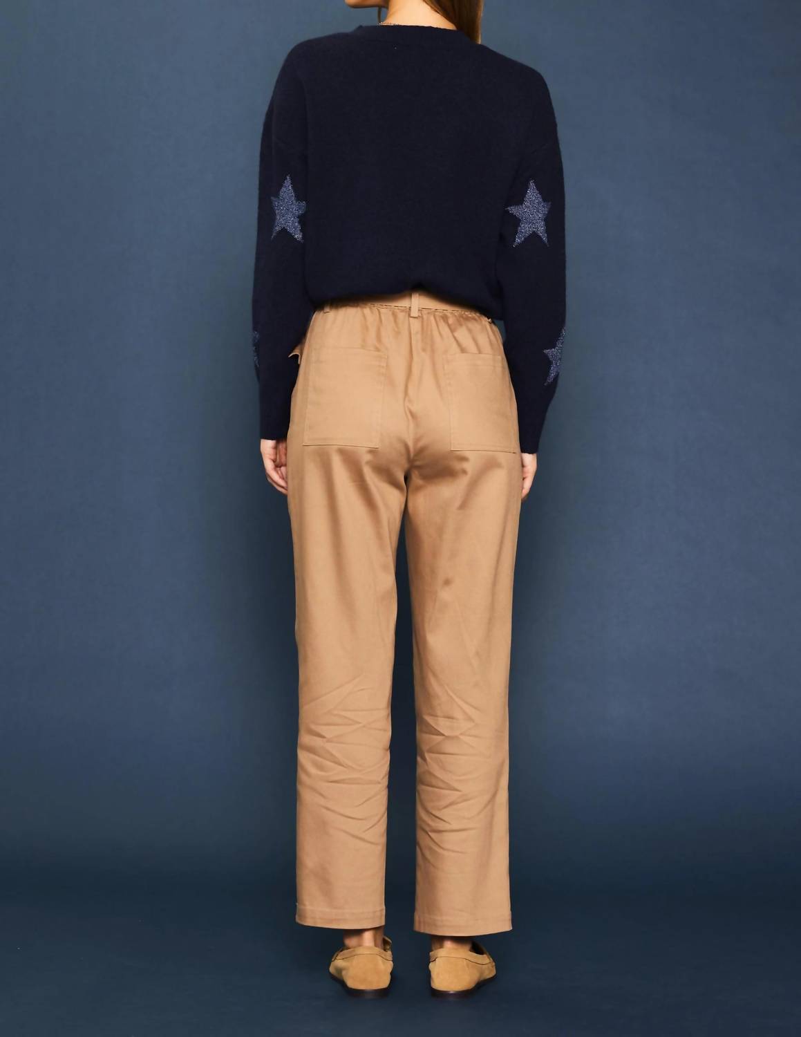 SKIES ARE BLUE Elisabeth Pants in khaki - women's pants - alternate view