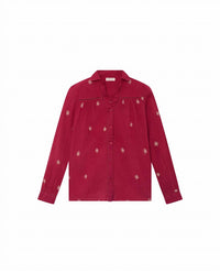 Maison Hotel Rani Shirt in raspberry - women's shirt - alternate view