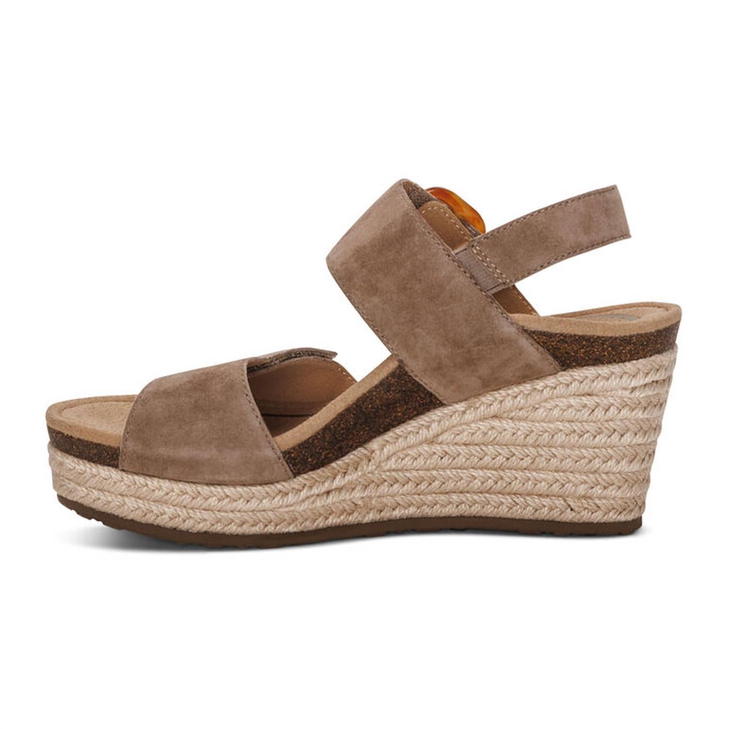 Aetrex - Women's Ashley Arch Support Wedge Sandals