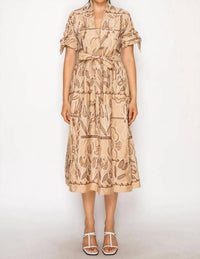 Meet Me In Santorini - Myra Stitch Midi Dress