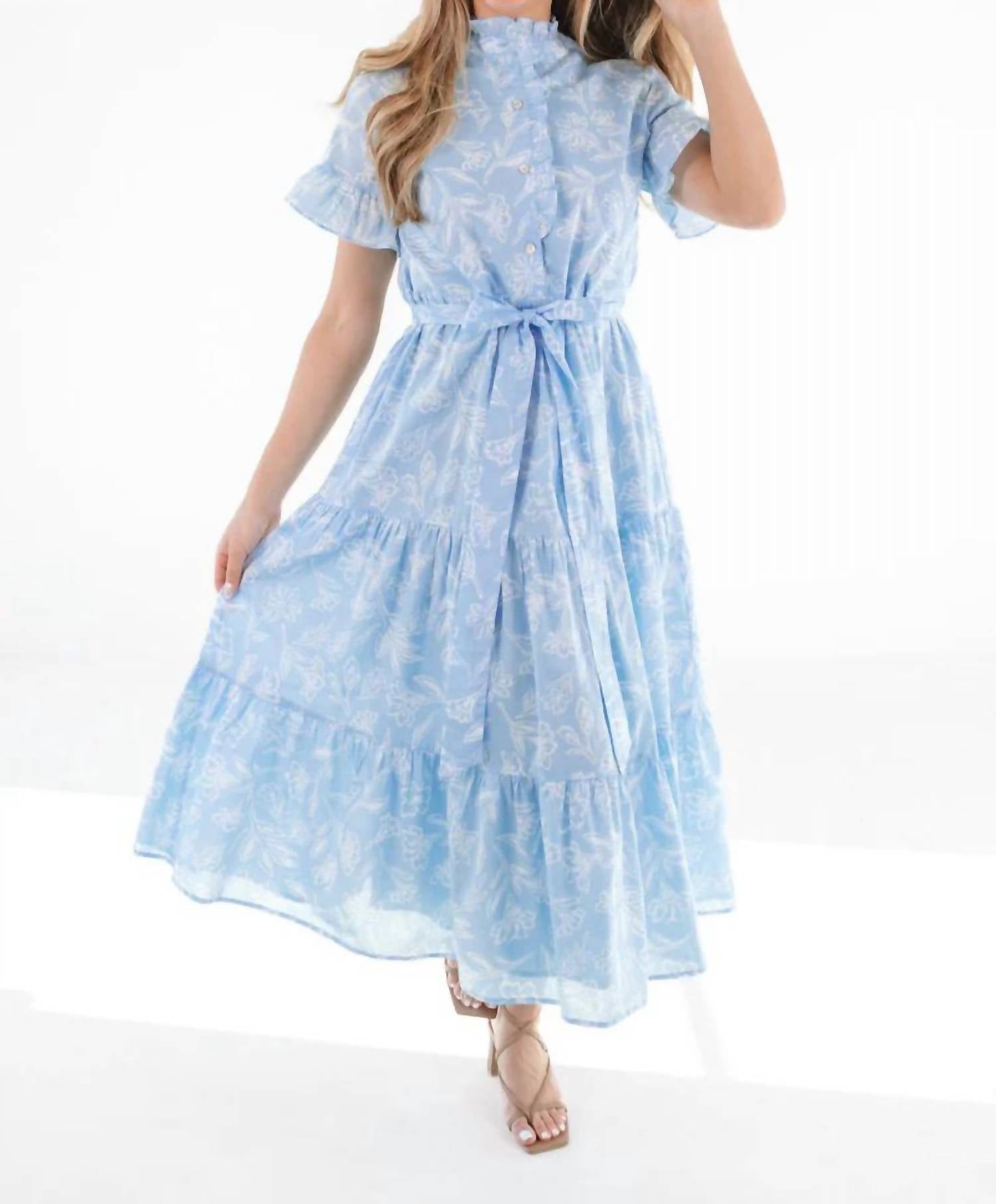 J.Marie - Janey Button Up Midi Dress