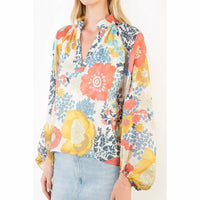Thml - Floral Print Long Sleeve Top