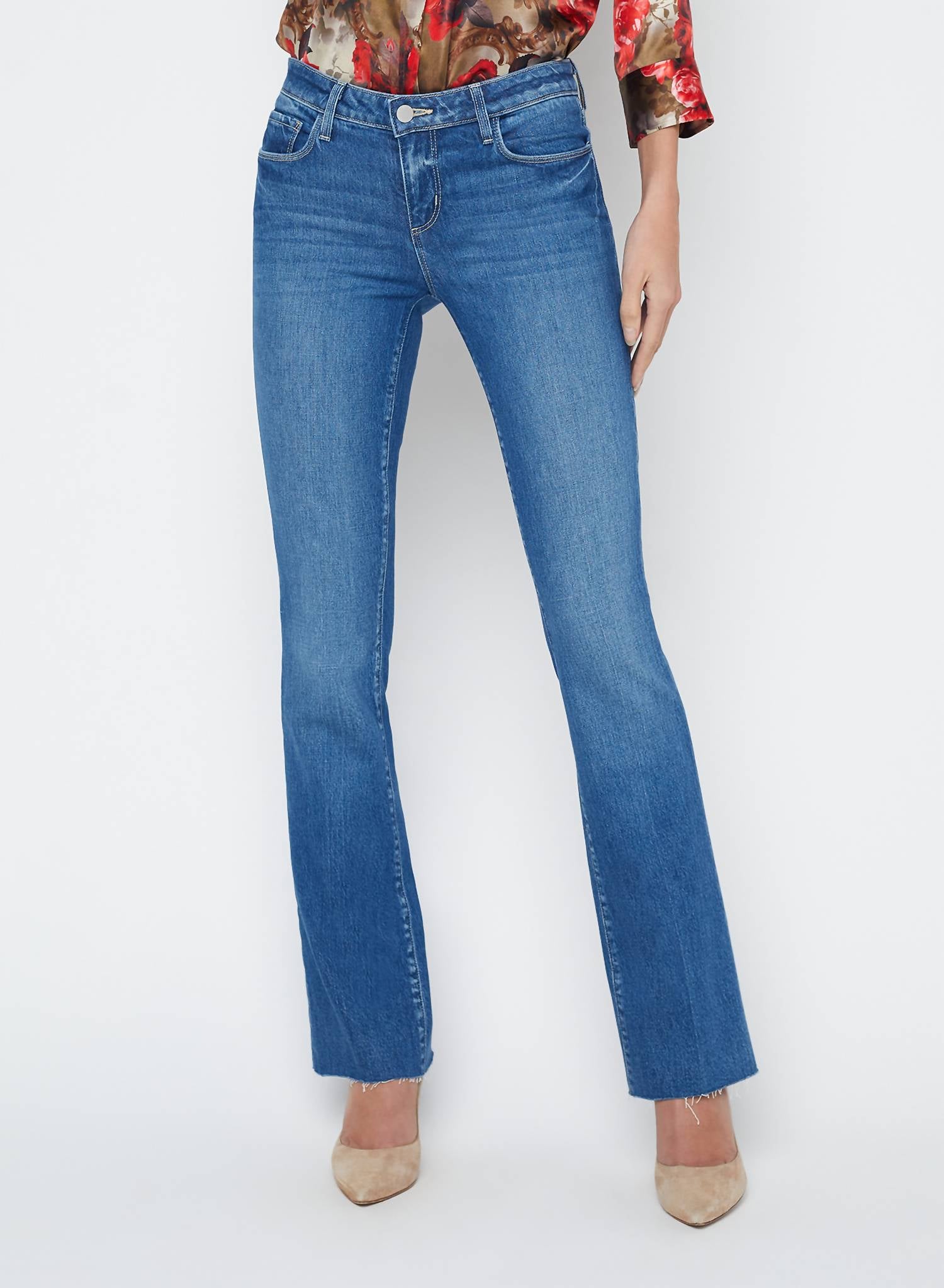 L'Agence - Sneeki Low-rise Straight-leg Jean