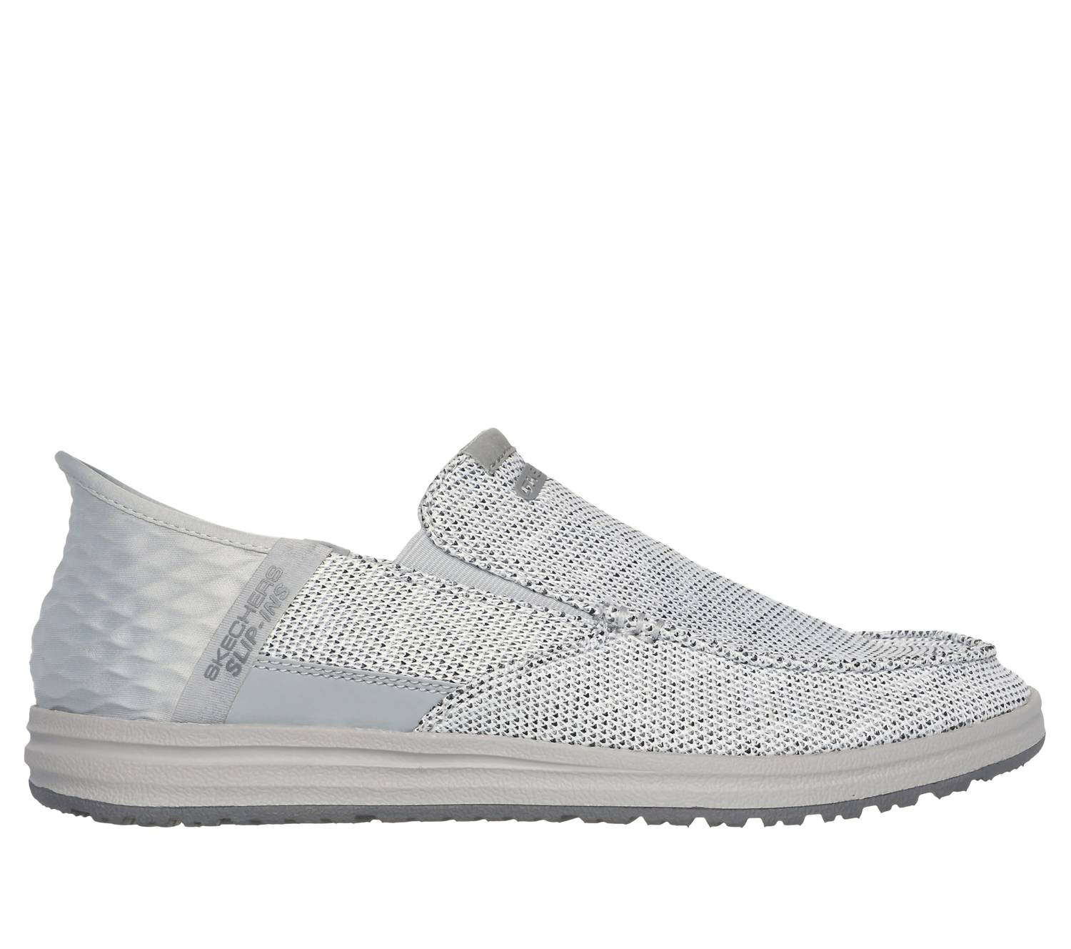 Skechers Men's Melson Medford Slip-in Shoes in shoes in light grey - men's loafer