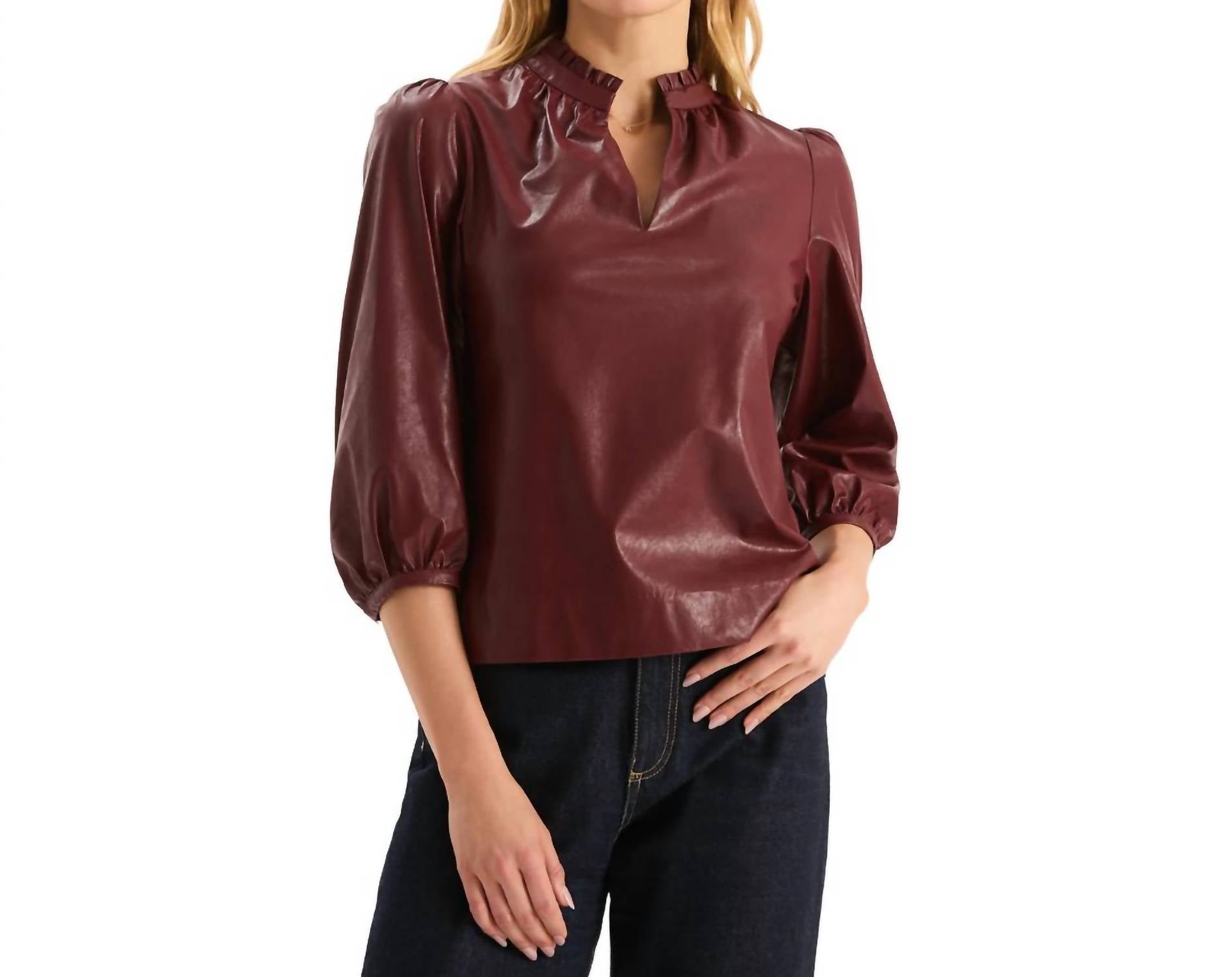 Tyler Boe - Penny Vegan Leather Topper