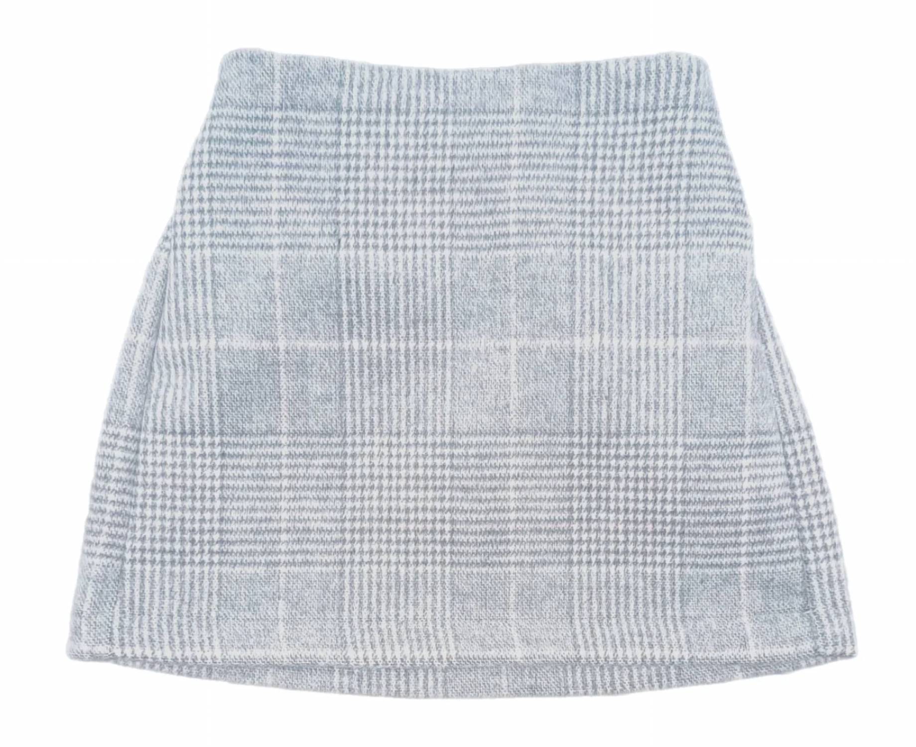 Be Elizabeth - Girls Plaid Flat Front Skirt