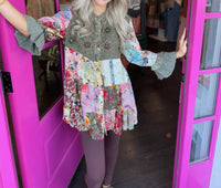 Young Threads - Short Patchwork Tunic Dress