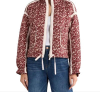 Blanknyc - Cropped Quilted Floral Jacket