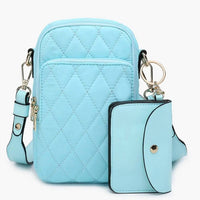 Jen & Co. - Women's Parker Vegan Quilted Crossbody Bag